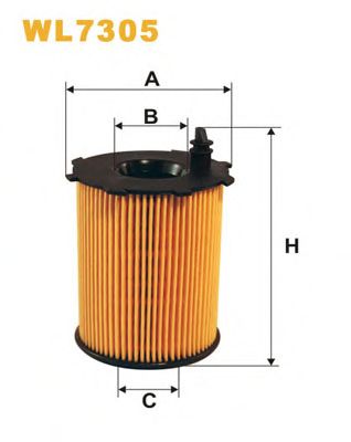 WIX FILTERS wl7305 -  Фильтр масляный двигателя